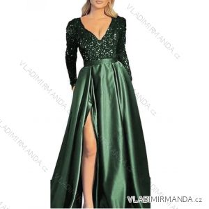 Women's Long Chiffon Short Sleeve Dress (S/M ONE SIZE) ITALIAN FASHION IMWGS231048