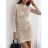 Buttoned Dress with Buttoned Ladies (uni s-m) ITALIAN FASHION IM2203948