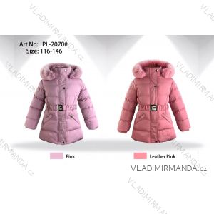 Winter jacket with hood for children, teenagers, girls (4-12 years) ACTIVE SPORTS ACT23PL-2071