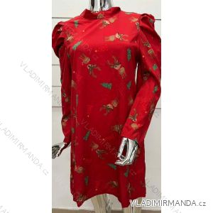 Women's Long Sleeve Christmas Dress (S/M ONE SIZE) ITALIAN FASHION IMWY23208