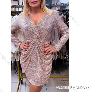 Buttoned Dress with Buttoned Ladies (uni s-m) ITALIAN FASHION IM2203948