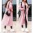 Women's Button Down Fluffy Coat (S/M/L ONE SIZE) ITALIAN FASHION IMD22962