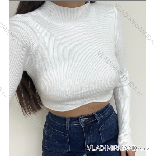 Women's Strapless Crop Top (S/M ONE SIZE) ITALIAN FASHION IMPBB23Y20267 béžová S/M