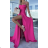 Women's Long Summer Elegant Strapless Dress (S/M ONE SIZE) ITALIAN FASHION IMPBB23B23687 black S/M
