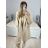 Women's Long Sleeve Hooded Alpaca Coat (S/M ONE SIZE) POLISH FASHION IMWK23747