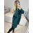 Long Sleeve Hooded Alpaca Coat Women Plus Size (S/M/L ONE SIZE) ITALIAN FASHION IMWCW23011