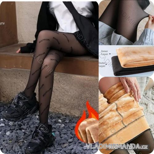 Long Bamboo 300 DEN Women's Tights Leggings (S/M) TURKISH FASHION TMWL238879