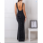 Women's Long Elegant Strapless Dress (S/M ONE SIZE) ITALIAN FASHION IMPMD23333