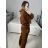 Women's long sleeve long tracksuit and hoodie set (S/M ONE SIZE) ITALIAN FASHION IMPLP2335890016 black S/M