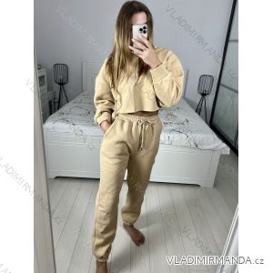 Women's long sleeve long tracksuit and hoodie set (S/M ONE SIZE) ITALIAN FASHION IMPLP2335890016