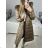 Coat winter park with fur women (sml-xl) FASHION ITALY IM917S-100 Brown M