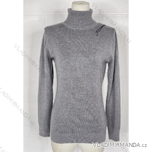 Women's Long Sleeve Turtleneck Sweater (S/M ONE SIZE) ITALIAN FASHION IMPBB23Z5010