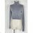 Women's Long Sleeve Turtleneck Sweater (S/M ONE SIZE) ITALIAN FASHION IMPBB23Z5016