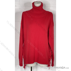 Women's Long Sleeve Turtleneck Sweater (S/M ONE SIZE) ITALIAN FASHION IMPBB23Z8073