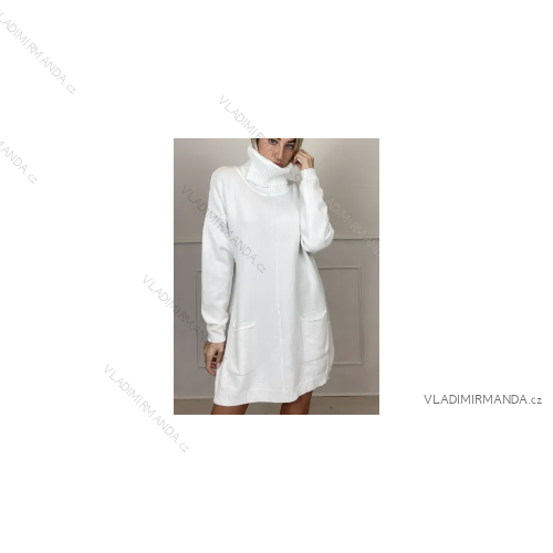 Women's Elegant Long Sleeve Dress (S/M ONE SIZE) ITALIAN FASHION IMPBB23B20866