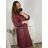 Tunic / blouse long sleeve women's oversized (3XL / 4XL ONE SIZE) ITALIAN FASHION IMWQ2191650 red 3xl / 4xl