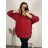 Tunic / blouse long sleeve women's oversized (3XL / 4XL ONE SIZE) ITALIAN FASHION IMWQ2191650