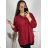 Tunic / blouse long sleeve women's oversized (3XL / 4XL ONE SIZE) ITALIAN FASHION IMWQ2191650 white 3xl / 4xl