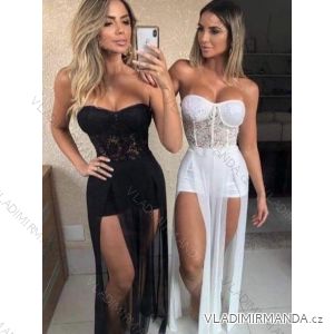 Elegant Sleeveless Overall Long Women's (UNI S / M) ITALIAN FASHION IMM20569