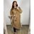 Women's Plus Size Long Sleeve Hooded Sweatshirt Dress (2XL/3XL ONE SIZE) ITALIAN FASHION IM423680