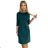 420-5 MARY Dress with gold zippers - green