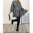 Women's Elegant Long Sleeve Dress (S/M ONE SIZE) ITALIAN FASHION IMM23M6062