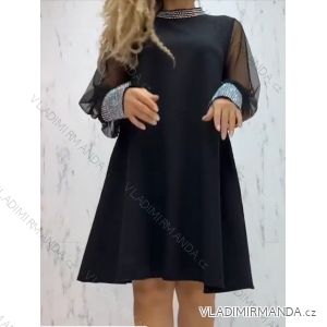 Buttoned Dress with Buttoned Ladies (uni s-m) ITALIAN FASHION IMWA20503