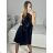 Sexy mini strapless dress for women (S / M ONE SIZE) ITALIAN FASHION IMM22922 S/M black