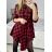 Women's Long Sleeve Shirt Dress (S/M/L ONE SIZE) ITALIAN FASHION IMC22658