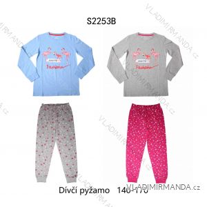Pajamas long adolescent girls (140-170) WOLF S2253B