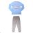 Pajamas long adolescent girls (140-170) WOLF S2253B