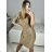 Women's Long Long Sleeve Party Dress (S/M ONE SIZE) ITALIAN FASHION IMM23056