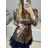 Women's Elegant Long Sleeve Dress (S/M ONE SIZE) ITALIAN FASHION IMM23M6062 S/M Golden