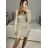 Women's Long Chiffon Short Sleeve Dress (S/M ONE SIZE) ITALIAN FASHION IMWGS231048