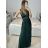 Women's Long Elegant Party Prom Sleeveless Dress (S/M ONE SIZE) ITALIAN FASHION IMWBB223991 S/M black