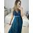 Women's Long Elegant Party Prom Sleeveless Dress (S/M ONE SIZE) ITALIAN FASHION IMWBB223991 S/M black