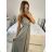 Women's Elegant Sparkly Sequin Strap Dress (S/M ONE SIZE) ITALIAN FASHION IMPLP2316560175 Old-pink S/M