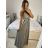 Women's Elegant Sparkly Sequin Strap Dress (S/M ONE SIZE) ITALIAN FASHION IMPLP2316560175 Old-pink S/M