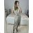 Women's Long Elegant Pleated Sleeveless Dress (S/M ONE SIZE) ITALIAN FASHION IMPBB23S3487