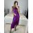 Women's Sleeveless Long Party Dress (S/M ONE SIZE) ITALIAN FASHION IM323141