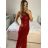 Women's Long Chiffon Short Sleeve Dress (S/M ONE SIZE) ITALIAN FASHION IMWGS231048