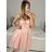 Women's strapless tulle party dress (XS/S/M/L ONE SIZE) ITALIAN FASHION IMC23498
