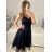 Women's strapless tulle party dress (XS/S/M/L ONE SIZE) ITALIAN FASHION IMC23498