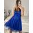 Women's tulle strapless party dress (XS/S/M/L ONE SIZE) ITALIAN FASHION IMC23498