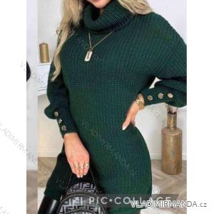 Women's Knitted Thin Long Sleeve Sweater (S/M ONE SIZE) ITALIAN FASHION IMWL233230