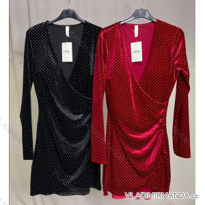 Women's Elegant Long Sleeve Dress (S/M ONE SIZE) ITALIAN FASHION IMPLP2391120012