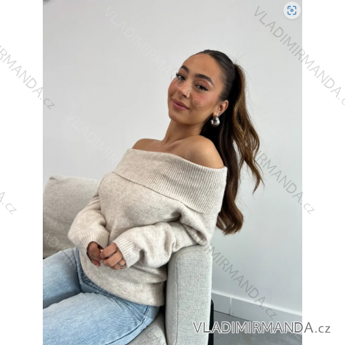 Women's Long Sleeve Sweater (S/M ONE SIZE) ITALIAN FASHION IMPLP2322772075