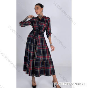 Women's Long Shirt Long Sleeve Dress (S/M ONE SIZE) ITALIAN FASHION IMPLP2310000014
