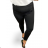 Legíny dlouhé zatepletné  dámské (XL,2XL,3XL,4XL) D.D. STYLE  DDS23A571 black 2XL