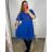 Women's Lace Cotton Short Sleeve Dress (S/M ONE SIZE) ITALIAN FASHION IMM23M7267